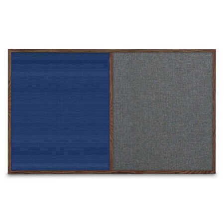 United Visual Products Sliding Door Indoor Enclosed Corkboard, 3 UV9000ACSH-GOLD-ULTMAR